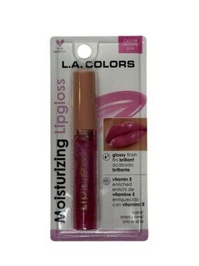 LA Colors Dreamy Pink Shimmer Lip Gloss Moisturizing Vitamin E